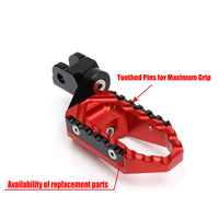 {Front}  Fits BMW F800S R1200 S ST G650GS TRC Touring 25mm Wide Foot Pegs - MC Motoparts