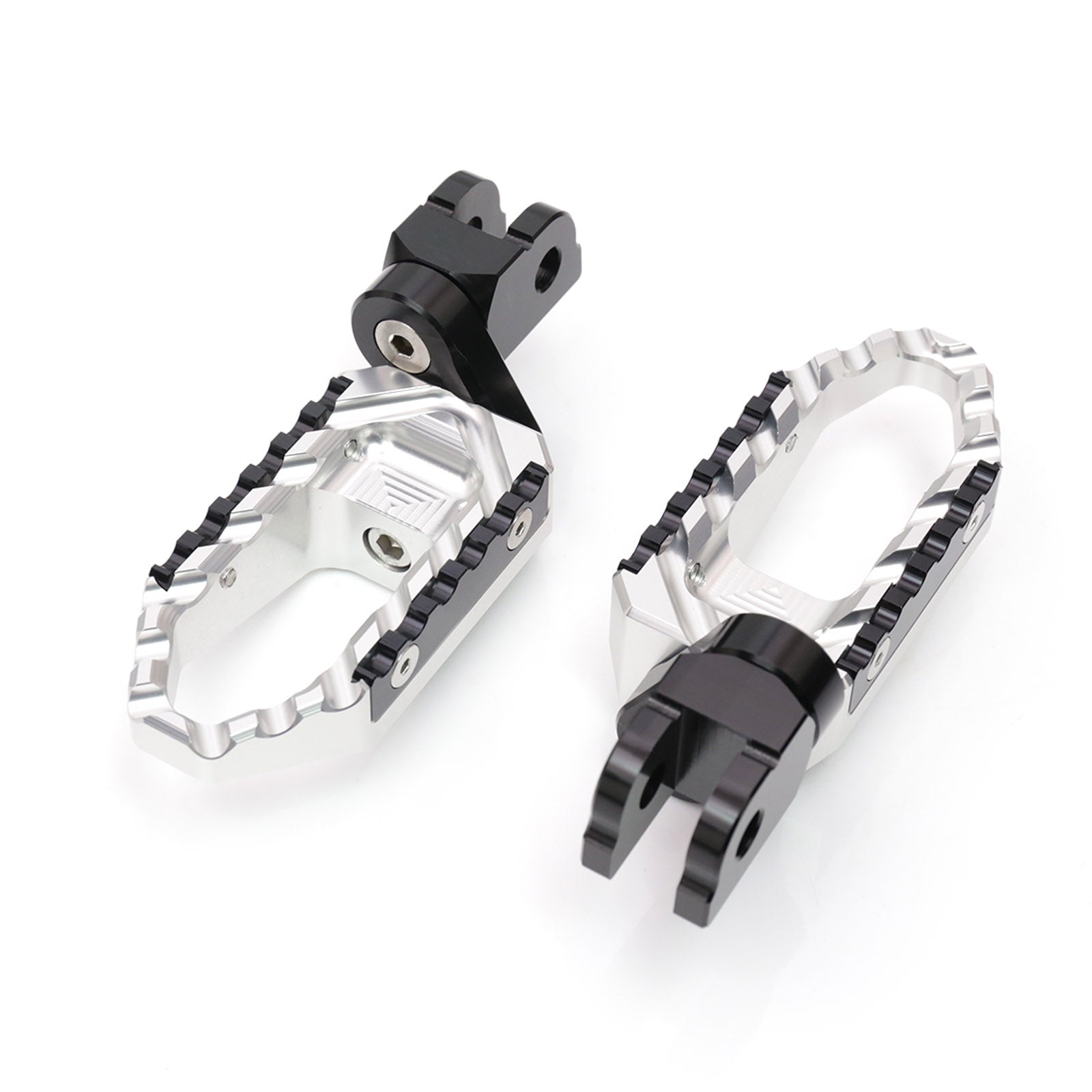 {Front}  Fits Harley Davidson Sportster Heritage TRC Touring 25mm Wide Foot Pegs - MC Motoparts