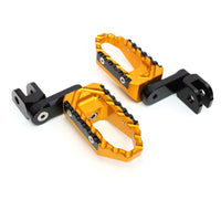 {Front}  Fits Kawasaki ZX-4RR 4R ZX-25R Ninja 1000 TRC Touring 40mm Multi-Step Lowering Foot Pegs - MC Motoparts