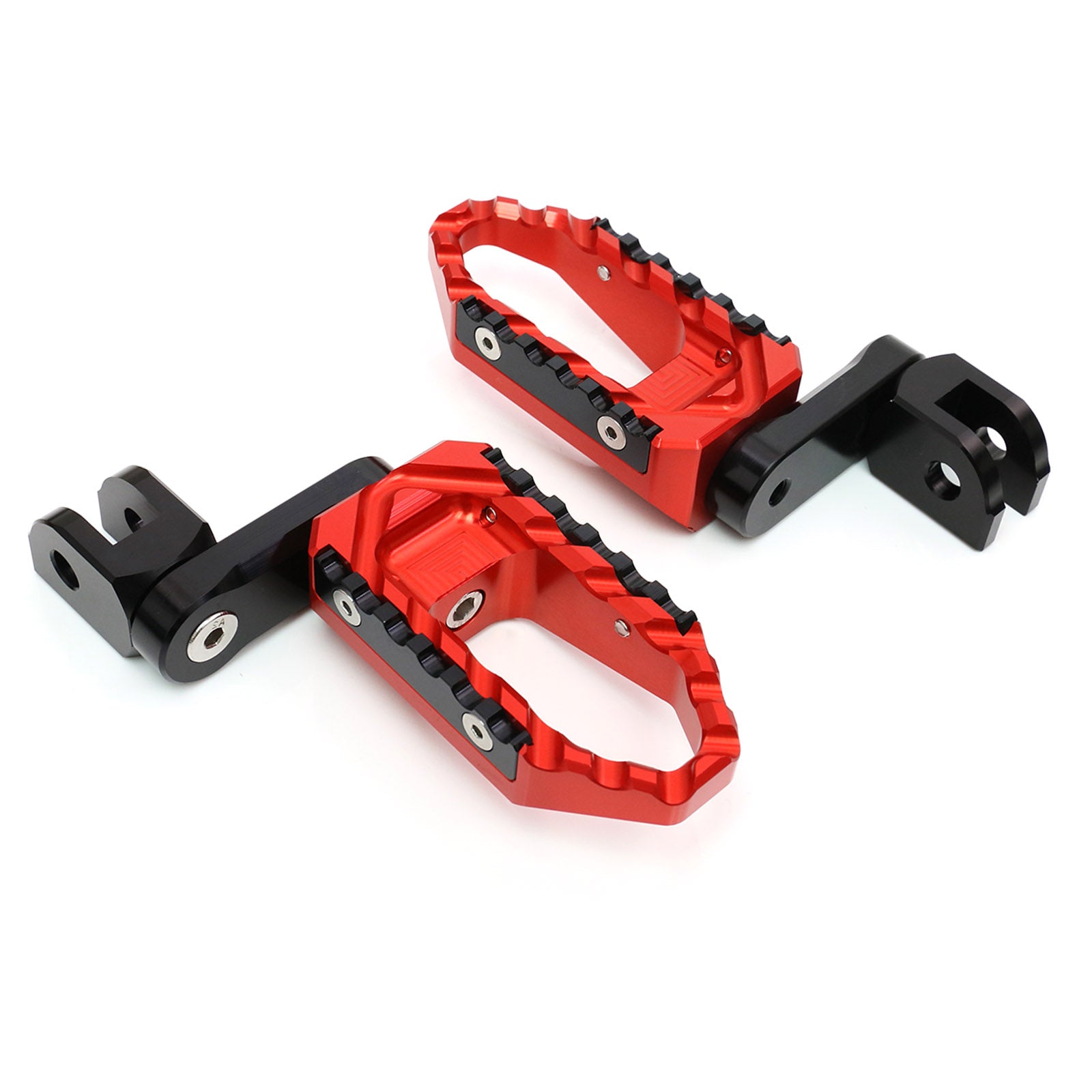 {Front}  Fits Harley Davidson Sportster Heritage TRC Touring 40mm Multi-Step Wide Foot Pegs - MC Motoparts