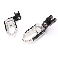 {Front}  Fits Moto Guzzi V9 V7 V100 TRC Touring 40mm Adjustable Wide Foot Pegs - MC Motoparts