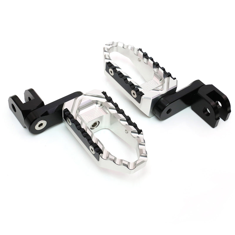 {Front}  Fits Kawasaki ZX-4RR 4R ZX-25R Ninja 1000 TRC Touring 40mm Multi-Step Lowering Foot Pegs - MC Motoparts