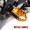 Fits Bomb Moto B1 TRC Touring Wide Foot Pegs - MC Motoparts