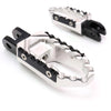 {Front}  Fits Kawasaki ZX-4RR 4R ZX-25R Ninja 1000 TRC Touring Wide Foot Pegs - MC Motoparts