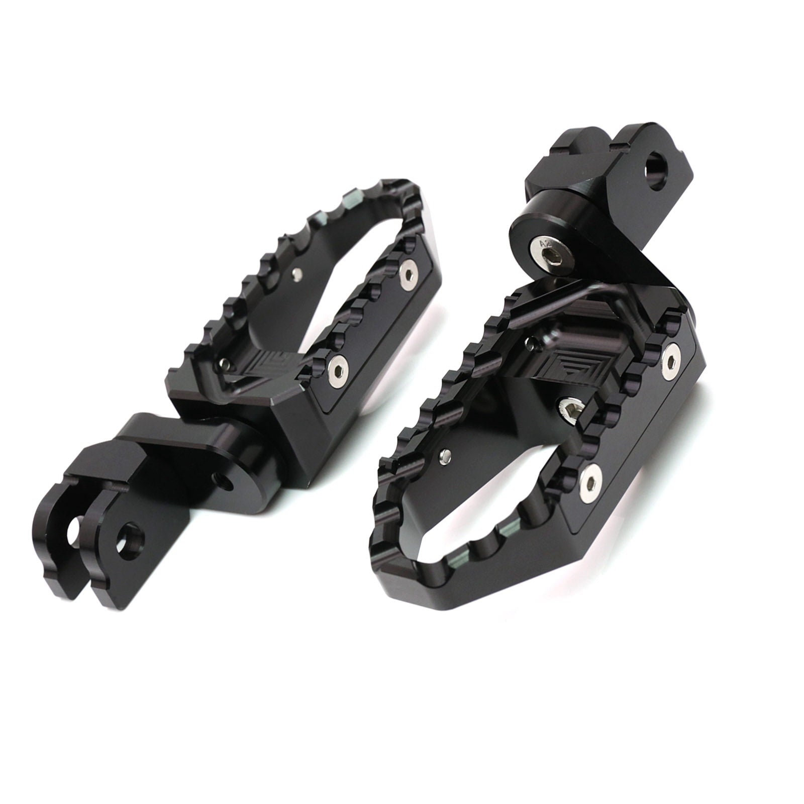 {Rear}  Fits Triumph Scrambler Bonneville EFI T100 25mm Extension TRC Touring Wide Foot Pegs - MC Motoparts