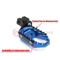 {Rear}  Fits Ducati Supersport 950 Scrambler Nightshift 25mm Extension Rear TRC Touring Wide Foot Pegs - MC Motoparts