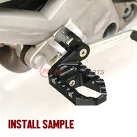 {Rear}  Fits Triumph Scrambler Bonneville EFI T100 40mm Extension TRC Touring Wide Foot Pegs - MC Motoparts