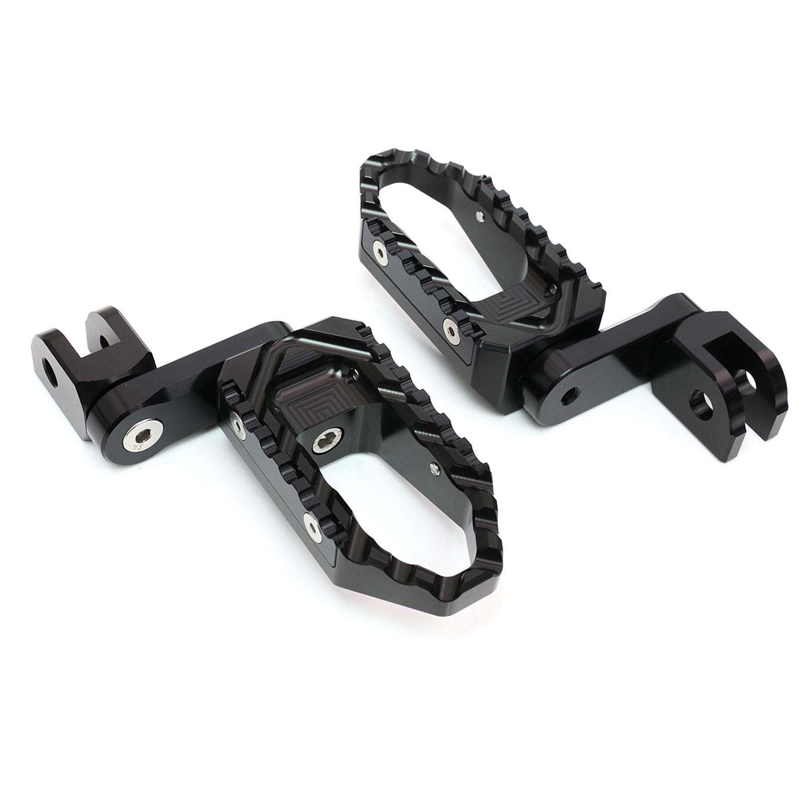 {Rear}  Fits Triumph Scrambler Bonneville EFI T100 40mm Extension TRC Touring Wide Foot Pegs - MC Motoparts