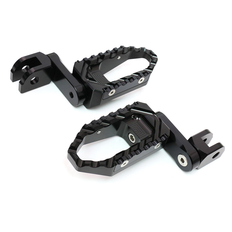 {Rear}  Fits Kawasaki ZH2 ZX-10R Z E-1 Ninja 7 40mm Adjustable TRC Touring Wide Foot Pegs - MC Motoparts