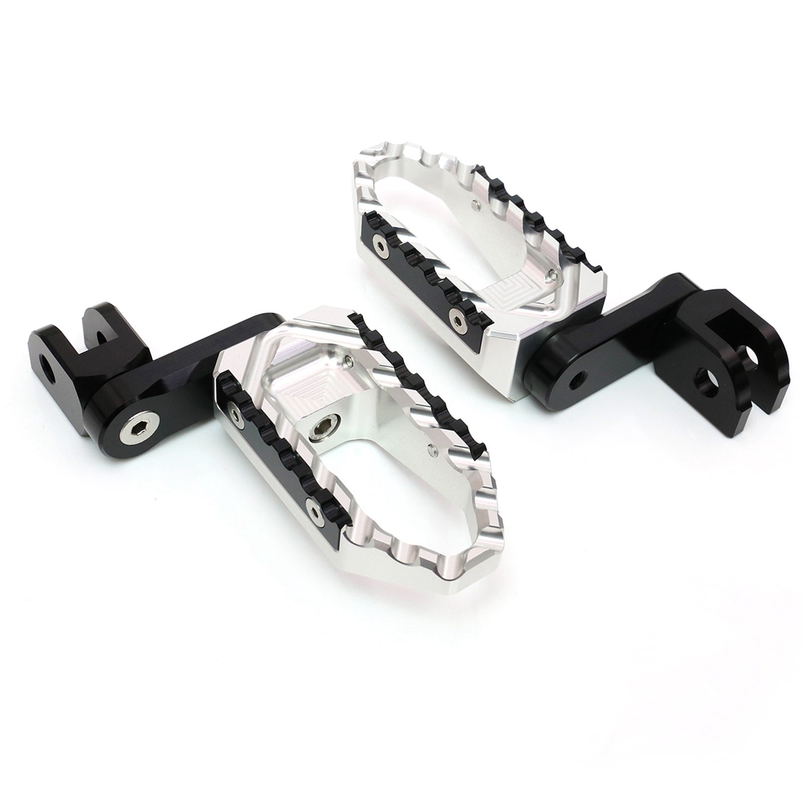 {Rear}  Fits Triumph Scrambler Bonneville EFI T100 40mm Extension TRC Touring Wide Foot Pegs - MC Motoparts