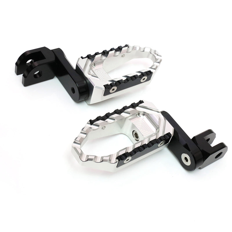 {Rear}  Fits Kawasaki ZH2 ZX-10R Z E-1 Ninja 7 40mm Adjustable TRC Touring Wide Foot Pegs - MC Motoparts