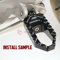 {Rear}  Fits Honda CBR1000RR-R CB125R Rebel 500 TRC Touring Wide Foot Pegs - MC Motoparts