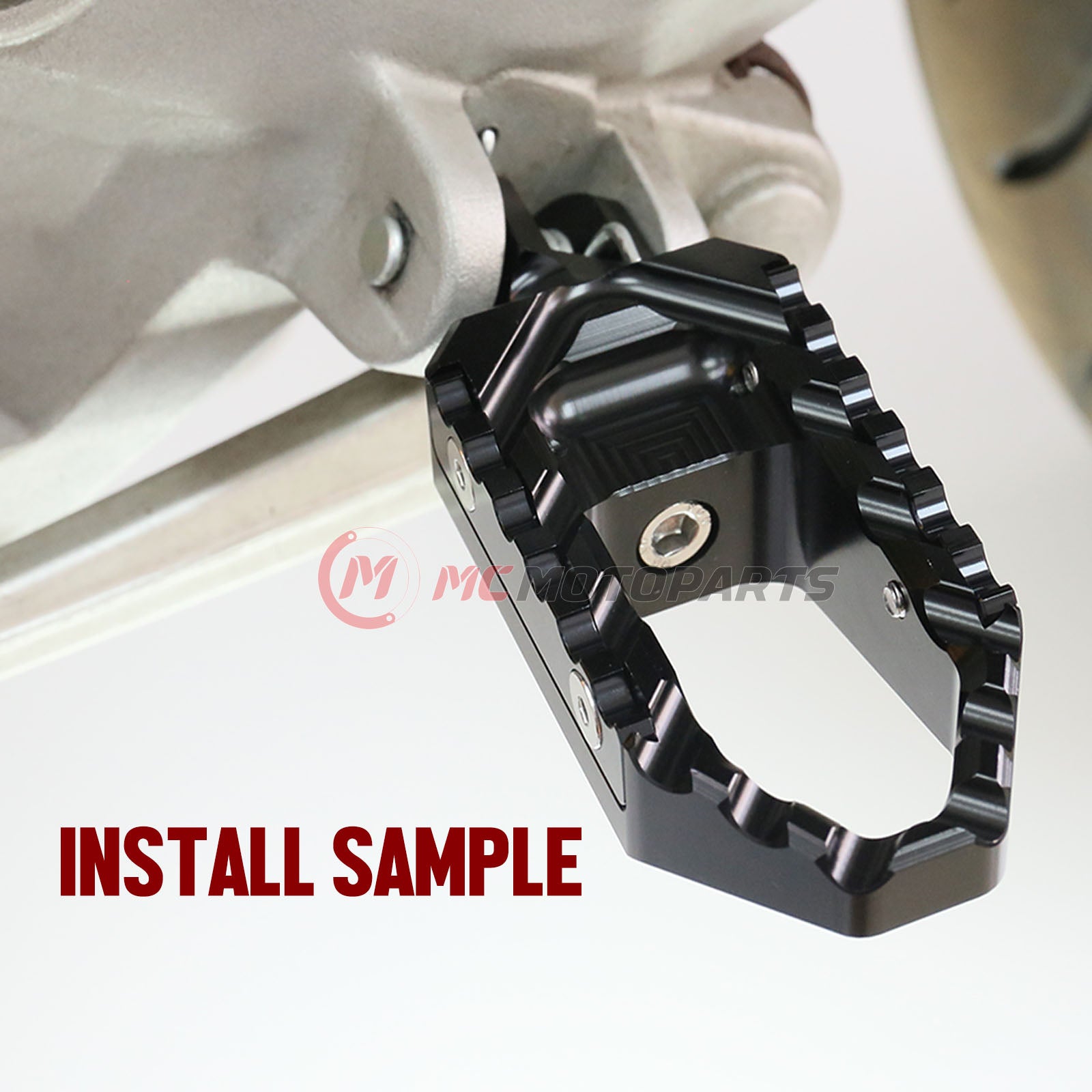 {Rear}  Fits Honda CBR1000RR-R CB125R Rebel 500 TRC Touring Wide Foot Pegs - MC Motoparts