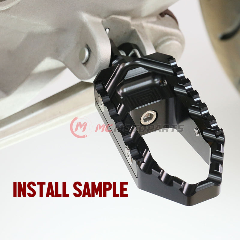 {Rear}  Fits Honda CBR1000RR-R CB125R Rebel 500 TRC Touring Wide Foot Pegs - MC Motoparts