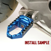 {Rear}  Fits Kawasaki ZH2 ZX-10R Z E-1 Ninja 7 TRC Touring Wide Foot Pegs - MC Motoparts