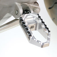 {Front}  Fits Tuono 125 660 1000 V4R TRC Touring Wide Foot Pegs - MC Motoparts