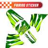 Graphic Kit Decals Fairing Sticker Custom Number For Razor MX350 MX400 - C007 Verdant Spikes - MC Motoparts
