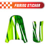 Graphic Kit Decals Fairing Sticker Custom Number For Razor MX350 MX400 - C007 Verdant Spikes - MC Motoparts
