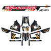 Graphic Kit Decals Fairing Sticker Custom Number For Razor MX350 MX400 (2021 or beyond) - LH002 Black Brown Eagle - MC Motoparts