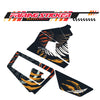 Graphic Kit Decals Fairing Sticker Custom Number For Razor MX350 MX400 (2021 or beyond) - LH002 Black Brown Eagle - MC Motoparts