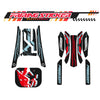 Graphic Kit Decals Fairing Sticker Custom Number For Razor MX350 MX400 (2021 or beyond) - LH004 Black Red Robot - MC Motoparts