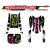 Graphic Kit Decals Fairing Sticker Custom Number For Razor MX350 MX400 (2021 or beyond) - LH007 Money Bear Graffiti - MC Motoparts