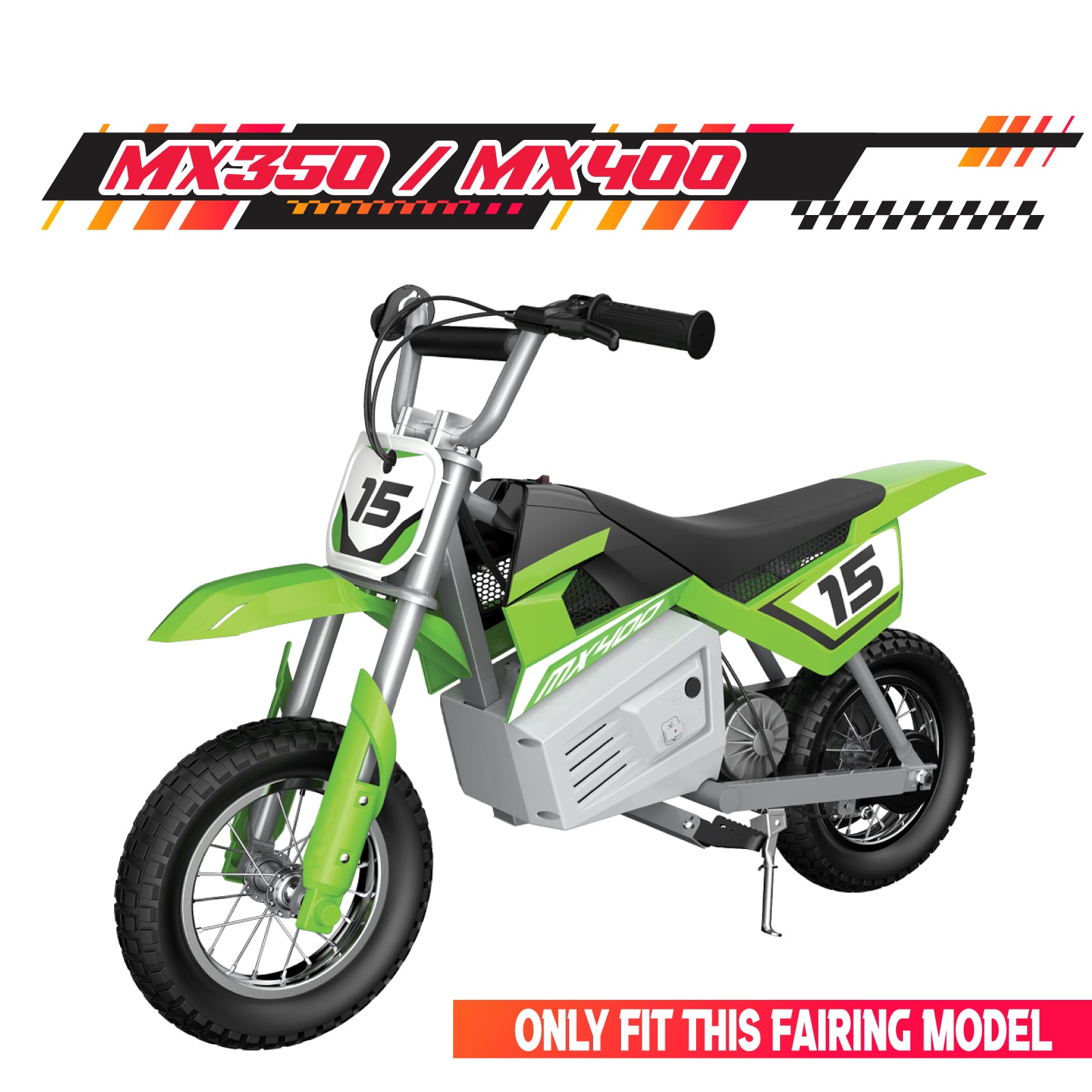 Graphic Kit Decals Fairing Sticker Custom Number For Razor MX350 MX400 (2021 or beyond) - LH010 Anime Racing Girl - MC Motoparts