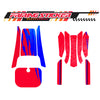 Graphic Kit Decals Fairing Sticker Custom Number For Razor MX350 MX400 (2021 or beyond) - LH014 Red blue Spider Web - MC Motoparts