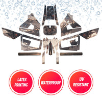 Graphic Kit Decals Fairing Sticker Custom Number For Razor MX350 MX400 (2021 or beyond) - LH017 Grey Dragon Man - MC Motoparts