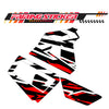Graphic Kit Decals Fairing Sticker Custom Number For Razor MX350 MX400 (2021 or beyond) - LH027 Red Black White Burst - MC Motoparts