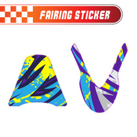 Graphic Kit Decals Fairing Sticker Custom Number For Razor MX500 MX650 - C008 Kaleidoscope Blast - MC Motoparts