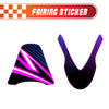 Graphic Kit Decals Fairing Sticker Custom Number For Razor MX500 MX650 - C011 Neon Prism - MC Motoparts
