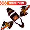 Graphic Kit Decals Fairing Sticker Custom Number For Razor MX500 MX650 - C013 Tiger - MC Motoparts