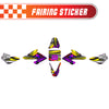Graphic Kit Decals Fairing Sticker Custom Number For Razor MX500 MX650 - C014 Retro Hex Fusion - MC Motoparts