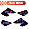 Graphic Kit Decals Fairing Sticker Custom Number For Razor MX500 MX650 - L004 Dissolve Smiley Face - MC Motoparts