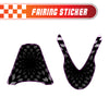 Graphic Kit Decals Fairing Sticker Custom Number For Razor MX500 MX650 - L005 3D Laughing Face - MC Motoparts