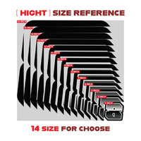 Custom Racing Number Stickers (G001 Gradient Style) – 3-Pack Personalized Dirt Bike & Motorcycle Decals