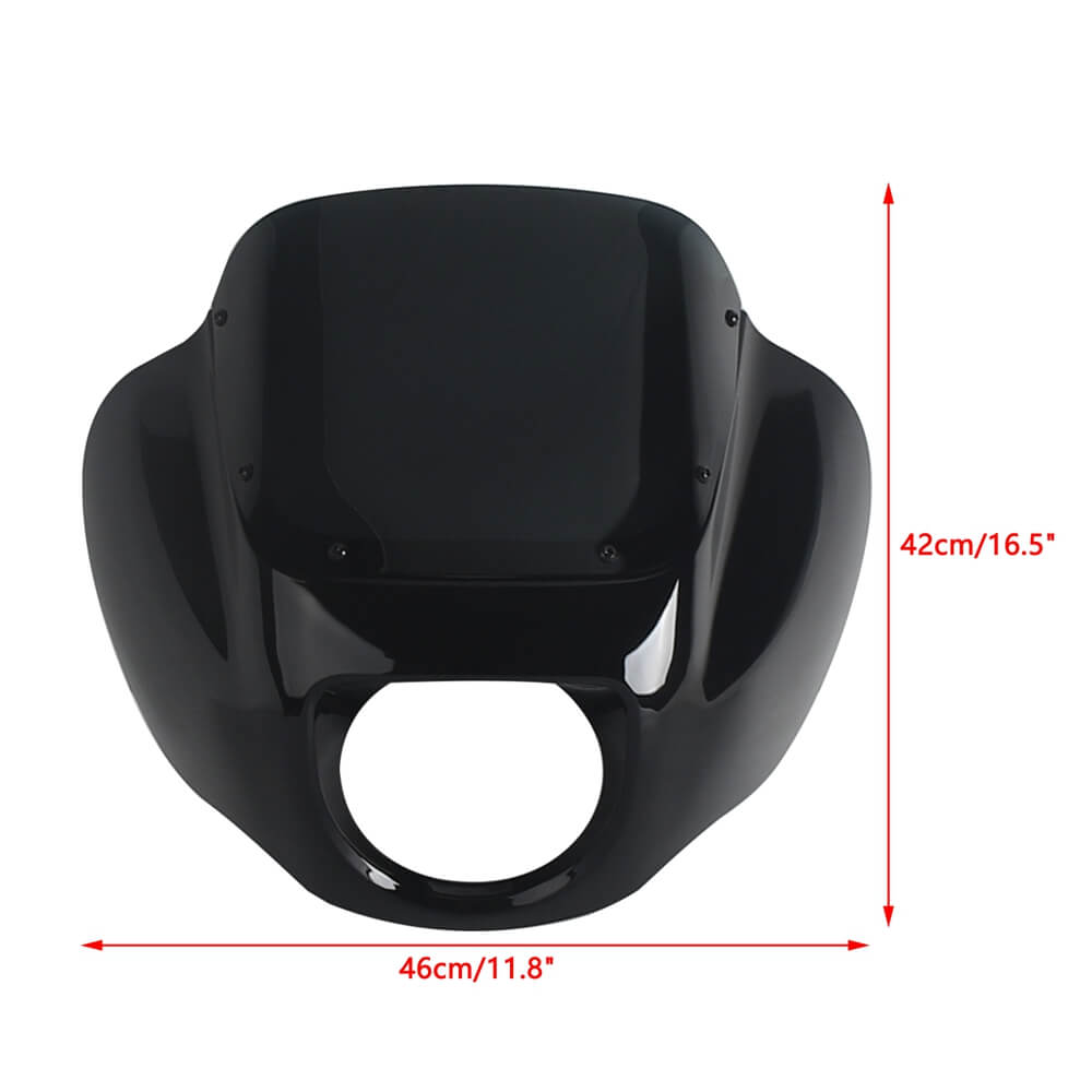 Pazoma quarter fairing bracket for Harley Softail Standard, Street Bob, Low Rider, FXLR 2018-2026, motorcycle headlight fairing part.