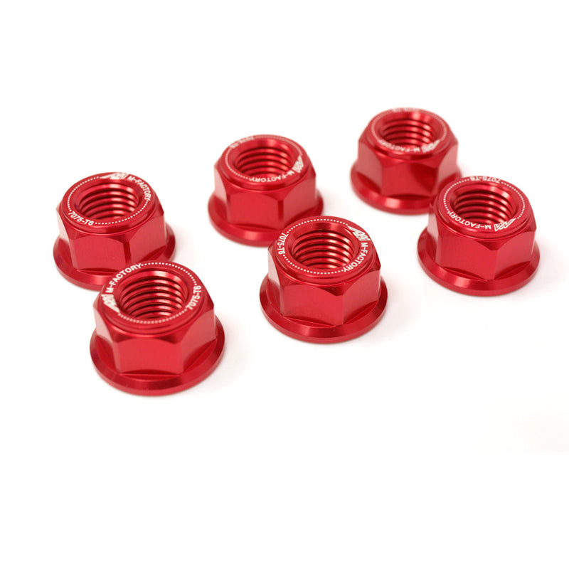 Fits Aprilia Caponord 1200 Dorosduro 750 1200 Billet M10 Rear Sprocket Nuts - MC Motoparts