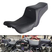 Harley Touring LS Step 2-Up gel pad seat by Pazoma for 2008-2025 Harley FL Road Glide, Street Glide, and Road King motorcycles.