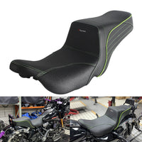Harley Touring LS 2-up gel pad seat by Pazoma, designed for 2008-2025 Harley FL Road Glide, Street Glide, and Road King models.