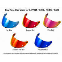 For AGV K1/S K3SV Replacement Visor – Tinted & Spectra Mirror Finishes - Daytime Use Series