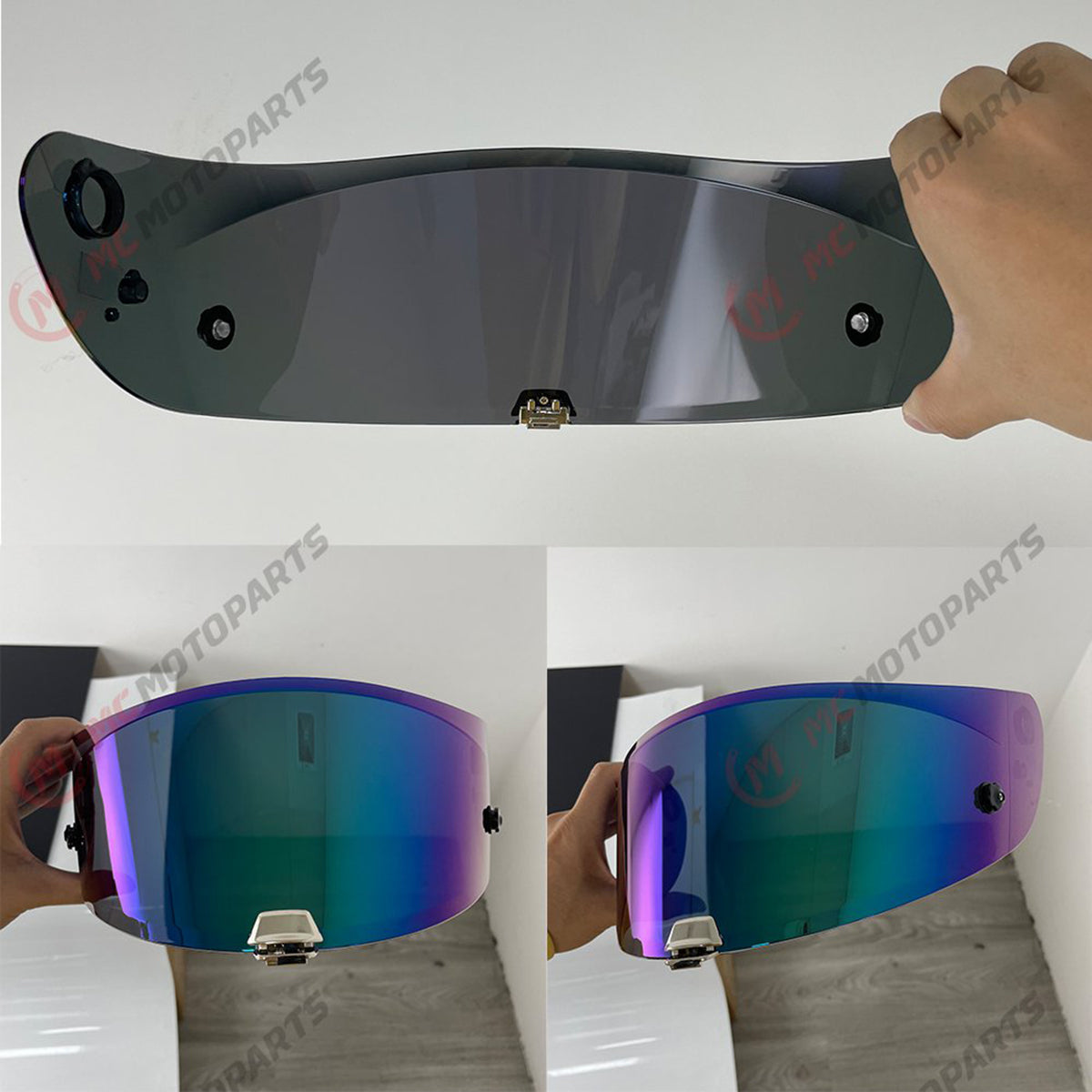 For HJC RPHA 11 70 Replacement Visor (HJ26 / ST) – Tinted & Spectra Mirror Finishes - Daytime Use Series