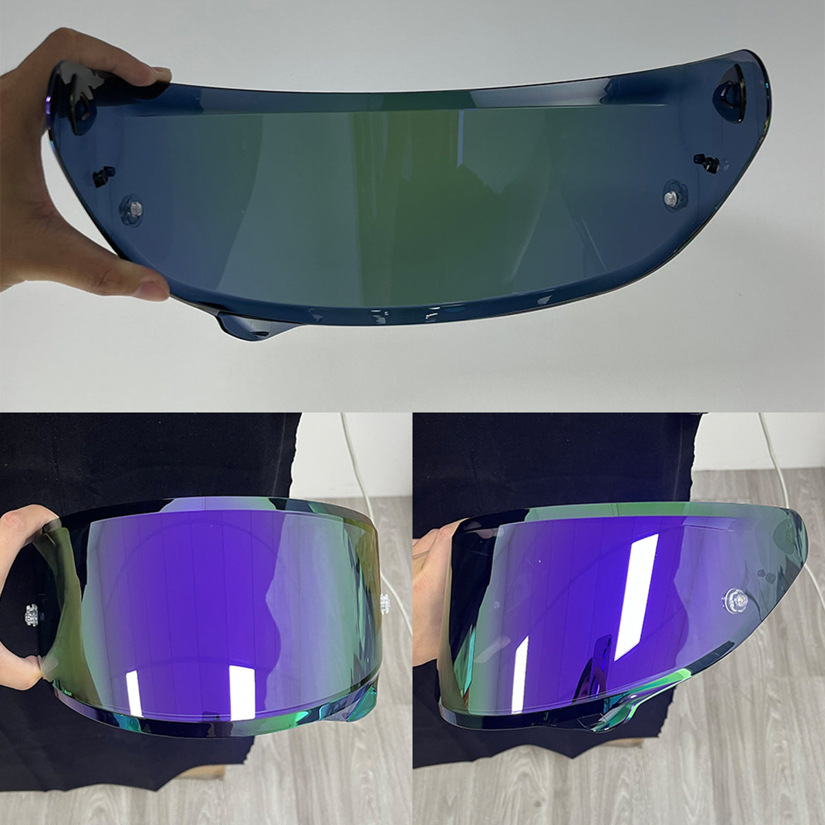 For HJC RPHA 12 / 12N Replacement Visor (HJ42) – Tinted & Spectra Mirror Finishes - Daytime Use Series