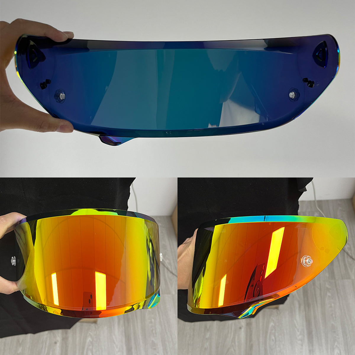 For HJC RPHA 12 / 12N Replacement Visor (HJ42) – Tinted & Spectra Mirror Finishes - Daytime Use Series