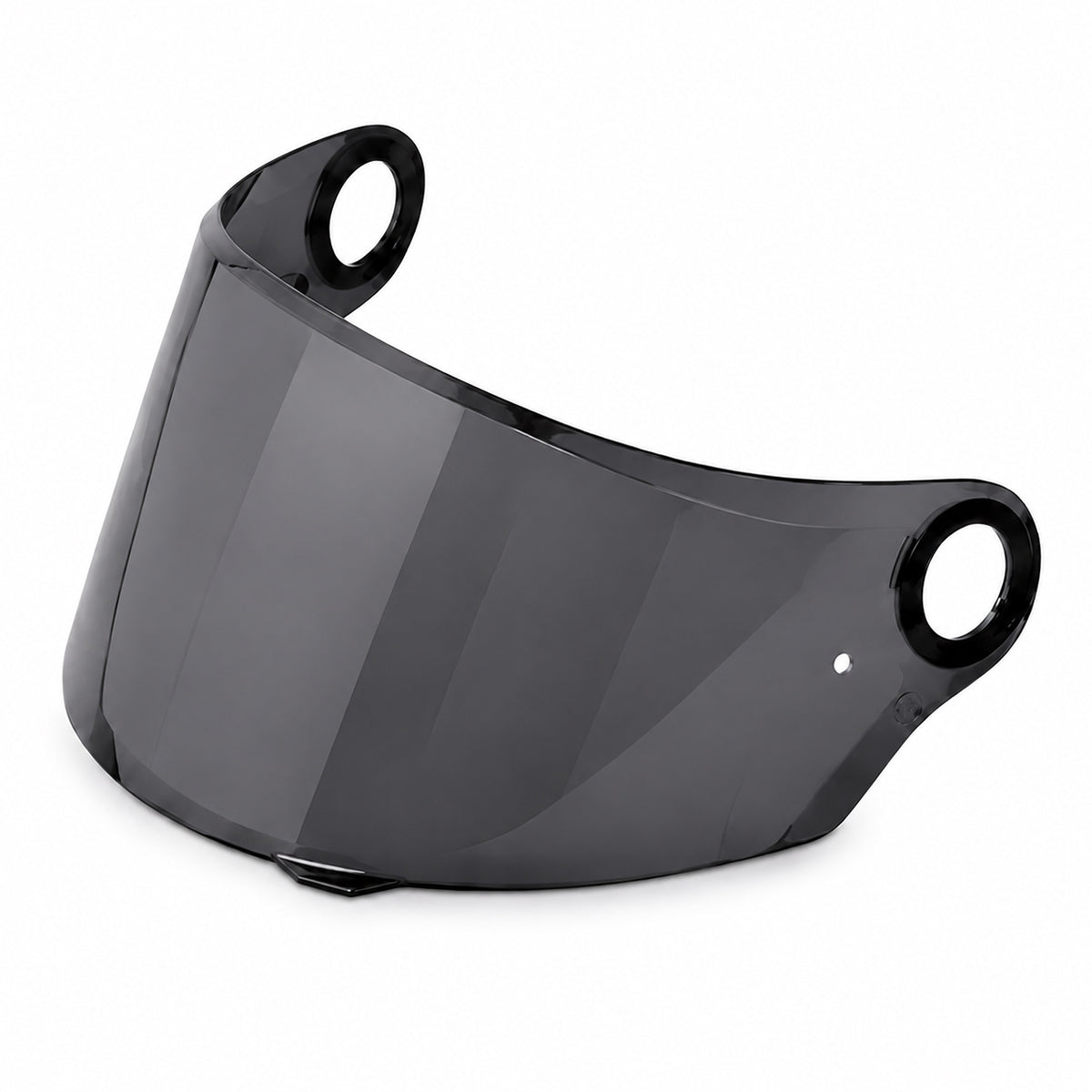 Black tinted helmet visor for LS2 FF396, FF358, FF300 helmets with spectra mirror finish, designed for daytime use by MC Motoparts.