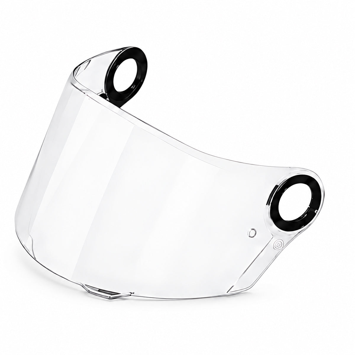 Clear helmet visor for LS2 FF396, FF358, FF300 series by MC Motoparts, suitable for day and night riding.
