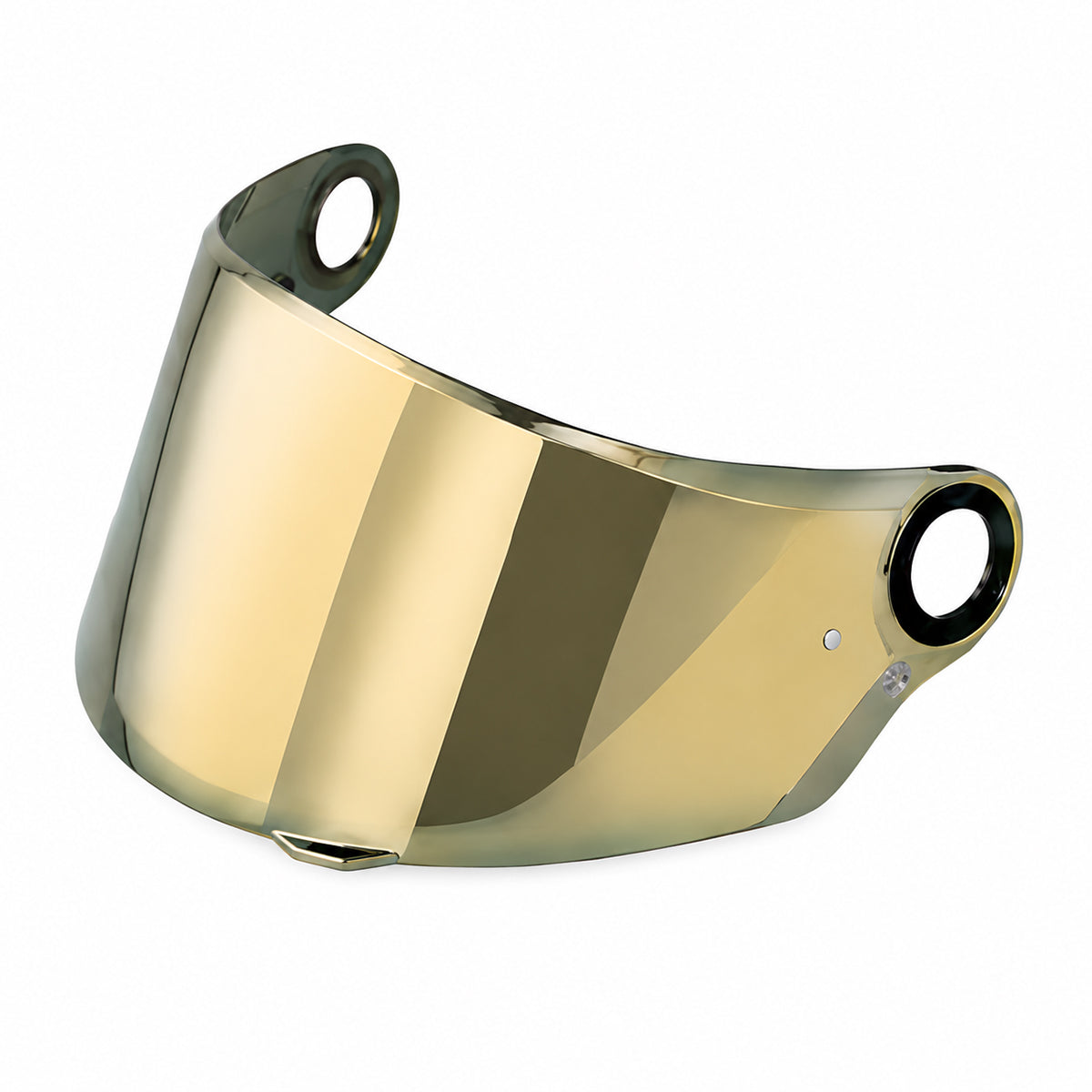 Tinted helmet visor for LS2 FF396, FF358, FF300 helmets with spectra mirror finish by MC Motoparts, suitable for daytime riding.