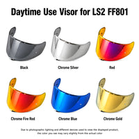 Tinted and spectra mirror helmet visor for LS2 Citation Sedici Strada 2/3 FT2 helmets, designed for daytime use.