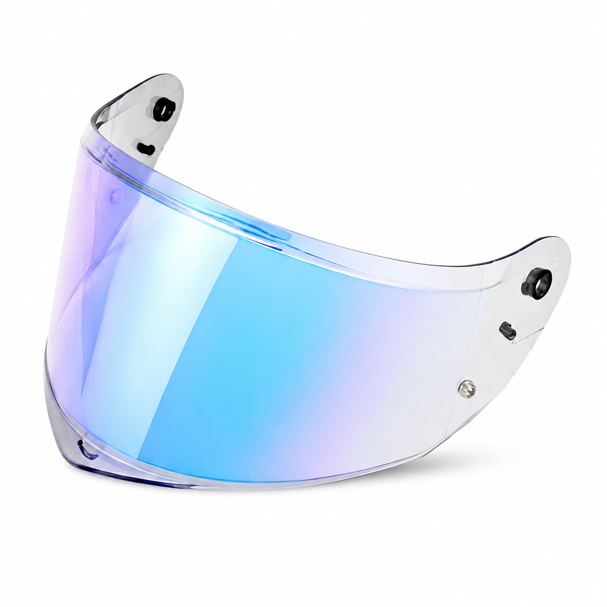 Light tint and clear LS2 Stream 2 helmet visor by MC Motoparts, suitable for day and night riding, shown on helmet.